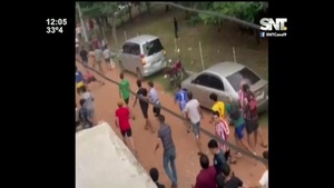 Lo golpeó un árbitro con el banderín - SNT