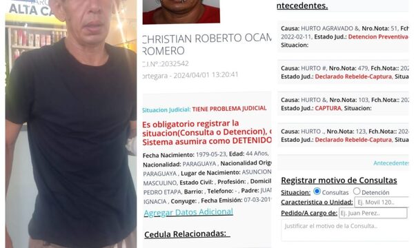 Atrapan a sujeto que robó perfumes de un local comercial