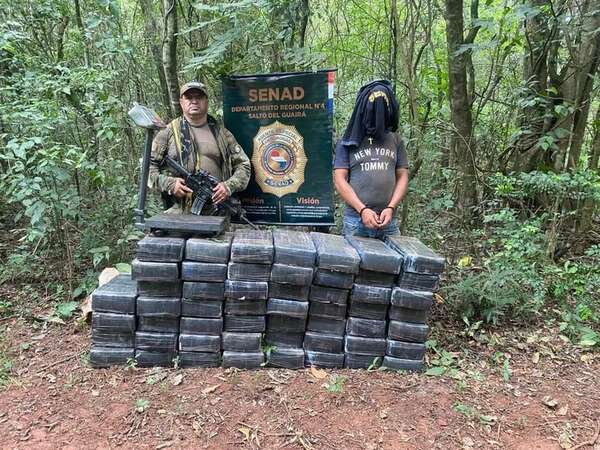 Caen más de 500 kilos de marihuana en la ribera del Paraná, en Canindeyú - Nacionales - ABC Color