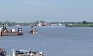 Ñeembucú: realizan dragado en tres puntos críticos del río Paraguay - Economía - ABC Color