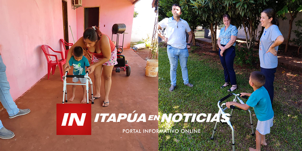 GOBERNACIÓN DE ITAPÚA BRINDA AYUDA CRUCIAL A NIÑO CON DIFICULTADES MOTRICES - Itapúa Noticias