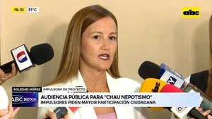 Video: solicitan audiencia pública para analizar los diferentes proyectos que buscan combatir el nepotismo - ABC Noticias - ABC Color