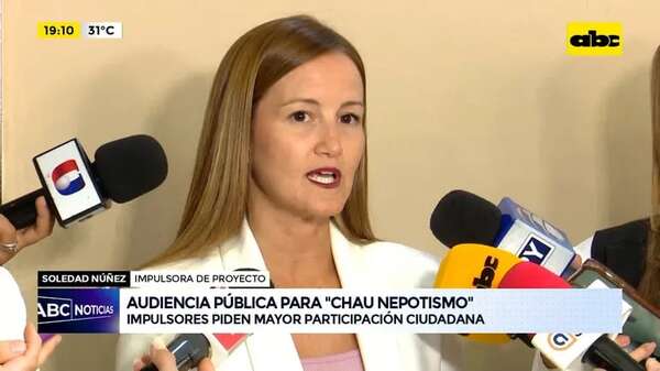 Video: solicitan audiencia pública para analizar los diferentes proyectos que buscan combatir el nepotismo - ABC Noticias - ABC Color