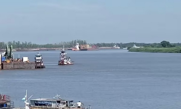 Dragado en puntos críticos del río Paraguay por bajante extrema