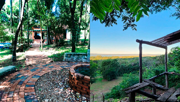 Villa Patiño en Itauguá regala un atardecer único a pasos de una cantera y el cerro para realizar trekking