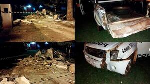 Golpe tipo comando en Yatytaý: arrancaron cajero del BNF y tomaron comisaría