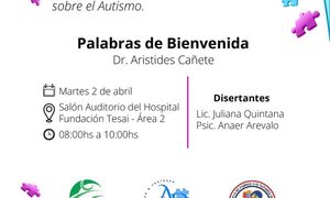 Realizan charla sobre el Trastorno del Espectro Autista (TEA) en la Fundación Tesãi