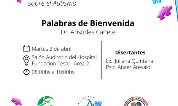 Realizan charla sobre el Trastorno del Espectro Autista (TEA) en la Fundación Tesãi