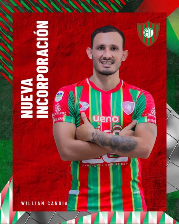 Willian Candia jugará en la Intermedia
