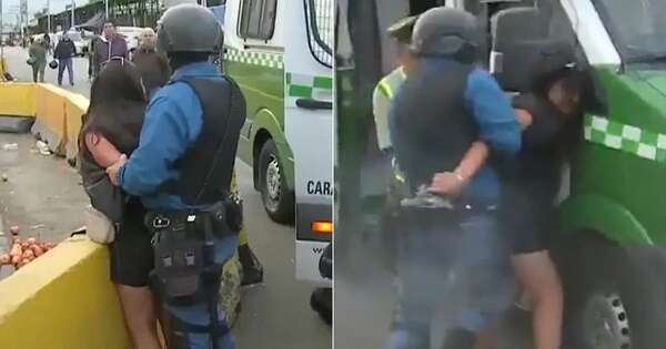 Diario HOY | VIDEO| Mujer le quita el arma a un guardia y deja heridas a 3 personas