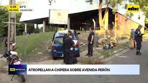 Video: Atropellan a chiperos sobre Avenida Perón  - ABC Noticias - ABC Color