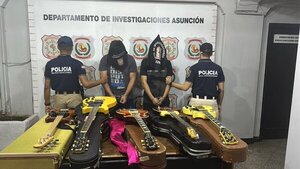 Recuperaron instrumentos robados de músico y dos fueron detenidos