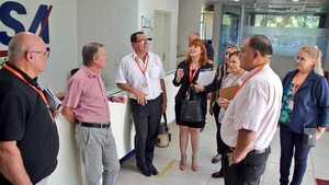 Técnicos de Sinafocal verifican empresa para fortalecer Centro Evaluador de la Dinatran - .::Agencia IP::.