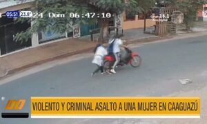 Salvaje asalto a una trabajadora en Caaguazú | Telefuturo