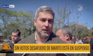 Sin votos, desafuero de Marito está en suspenso | Telefuturo