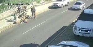 Ya pillaron de quien es el auto que atropelló a ciclistas en la Costanera