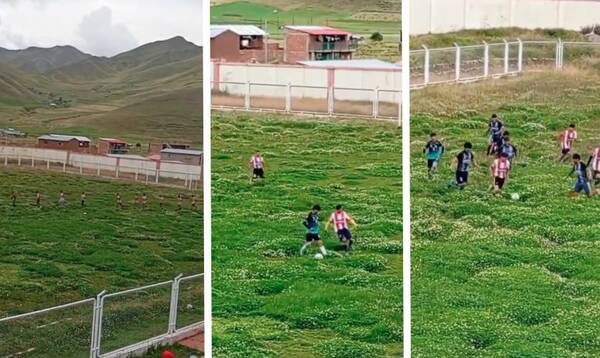 [VIDEO] Estos sí que saben “esconder” la pelota: ¡atendena lo que es su cancha!