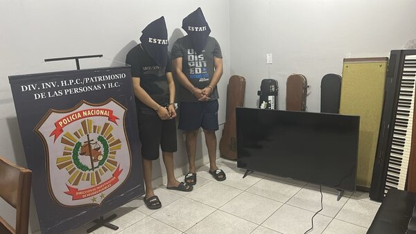 Músico de Kita Pena recupera sus costosos instrumentos y hay dos detenidos