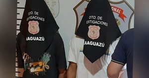 Caaguazú: Detienen a delincuentes que arrastraron a una mujer durante un asalto