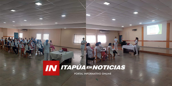 SE REALIZÓ IMPORTANTE CHARLA SOBRE SEGURIDAD SANITARIA EN EL HRE - Itapúa Noticias