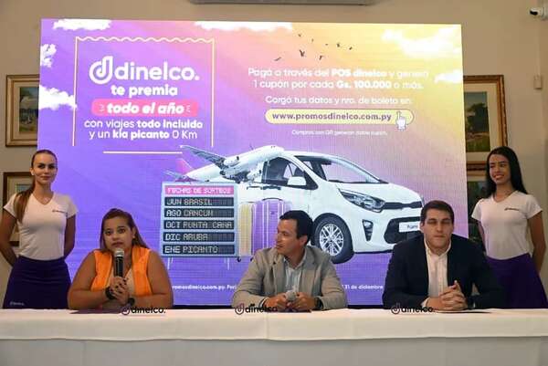 Pagando con POS de Dinelco, clientes pueden ganarse viajes a playas paradisiacas y un auto 0 km - Empresariales - ABC Color