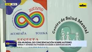 Video: IPS no descentraliza atención a niños con autismo - ABC Noticias - ABC Color
