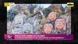 Video: restauran el mirador de las Tres Américas de Tobatí tras el drástico cambio de colores  - Ensiestados - ABC Color