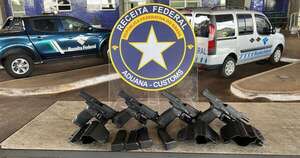 La Nación / Detuvieron a un paraguayo en Foz con cuatro pistolas 9 mm de fabricación turca