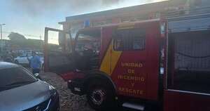La Nación / Bomberos controlan y extinguen incendio en taller de Ciudad del Este