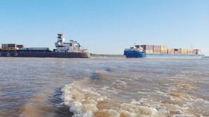 Dragado permite el paso de 14 navíos en zona del río Bermejo