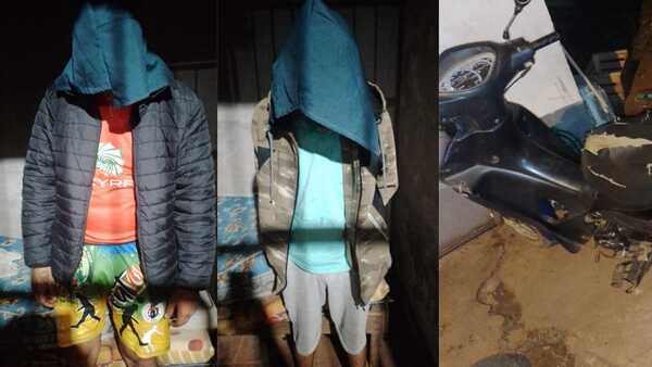 Dos detenidos y una motocicleta incautada en Federico Chávez