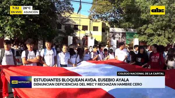 Video: Jornada de manifestaciones en el Microcentro de Asunción - ABC Noticias - ABC Color