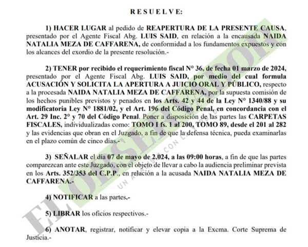 Reabren causa y fijan para preliminar sobre colaboradora de Miguel “Celular” Servín