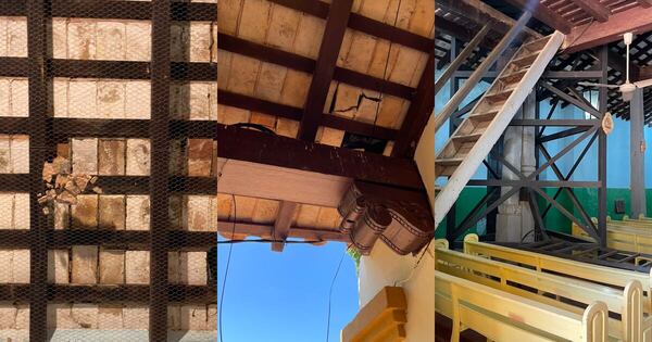 Diario HOY | Templo de Piribebuy, un emblemático patrimonio que se cae a pedazos