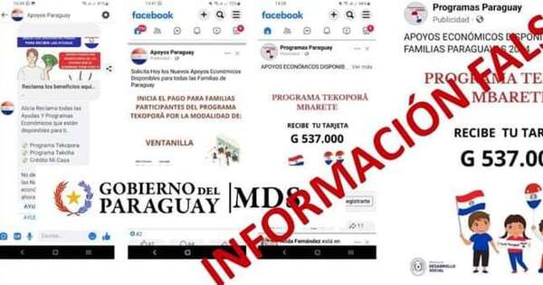 La Nación / Tekoporã Mbarete: avivados prometen acceso a programa con la intención de estafar