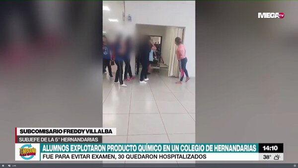 Alumnos intoxicados con gas pimenta están fuera de peligro - Megacadena - Diario Digital