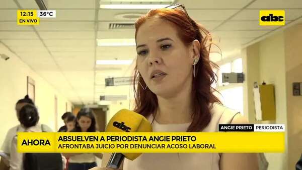 Video: absuelven a periodista Angie Prieto - ABC Noticias - ABC Color