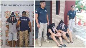 Tres aprehendidos vinculados al robo de un vehículo en Asunción - Policiales - ABC Color