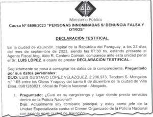 Testigo reconfirma que Alcaraz sabía de pedido sobre Horacio Cartes que se “filtró” - Política - ABC Color