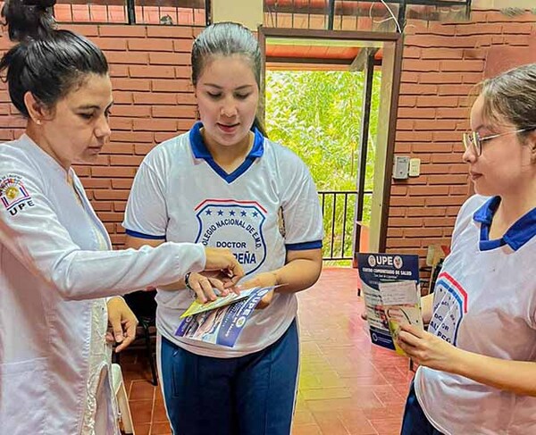 UPE instala consultorio en el Colegio Área 5 de ciudad Presidente Franco | DIARIO PRIMERA PLANA