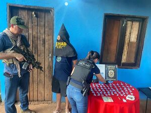 Durante allanamiento atrapan a supuesto distribuidor de drogas en Ciudad del Este - La Clave