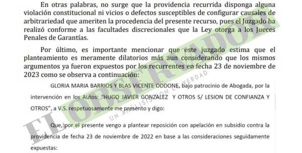 Acusados por millonario desvío en Gobernación de Central son convocados a audiencia disciplinaria