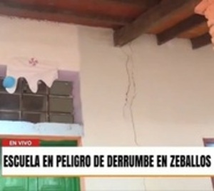 Alumnos de preescolar no pueden empezar clases por riesgo de derrumbe  - Paraguay.com