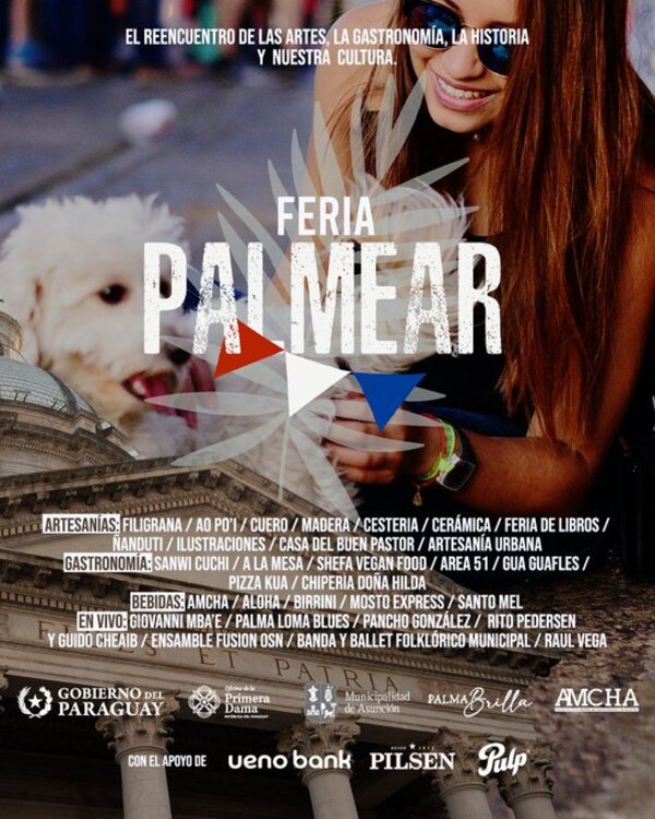 Feria Palmear: gastronomía, música y artesanías, este sábado 6 de abril - .::Agencia IP::.