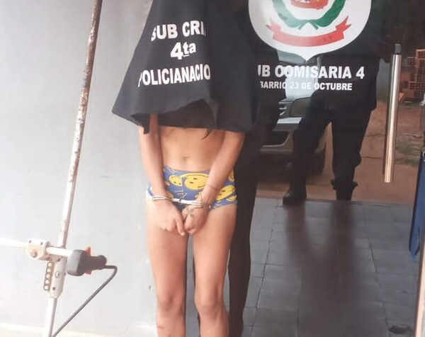 Detienen a mujer que robó desmalezadora