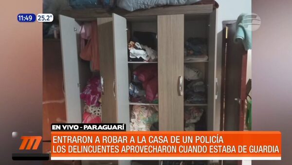 ¡El colmo! Entraron a robar a la casa de un Policía | Telefuturo