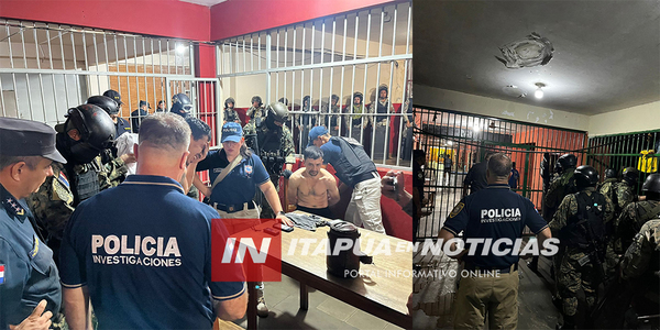 OPERATIVO “PURGATIO” EN EL CERESO CULMINA CON TRASLADO DE INTERNOS - Itapúa Noticias