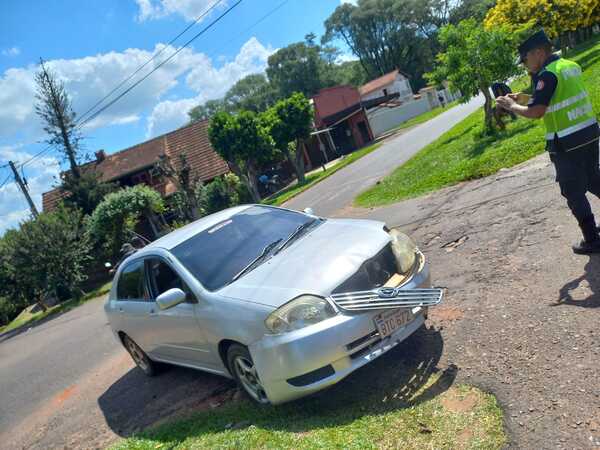Lesión y Daños Materiales en Accidente de Tránsito