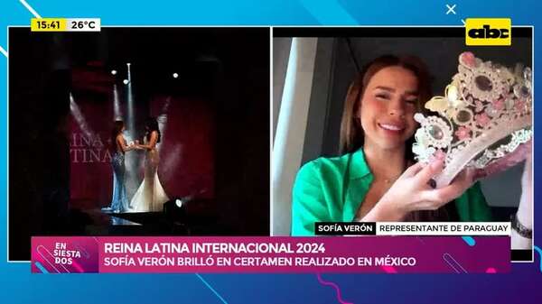 Video: Sofía Verón se consagró Reina Latina Internacional 2024 - Ensiestados - ABC Color