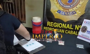 SENAD allana una despensa que funciona como boca de fumo en el barrio María Victoria - Radio Imperio 106.7 FM